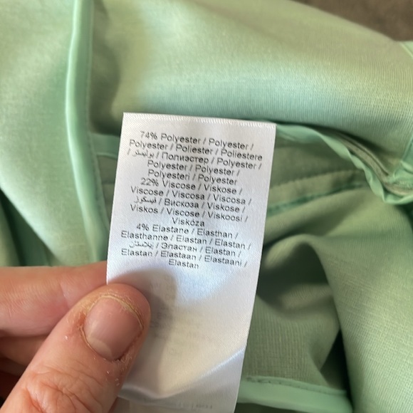 TALL Pistachio green lightweight jersey blazer - Picture 8 of 9